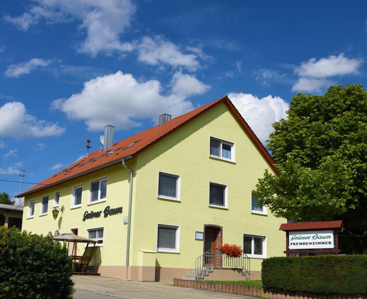 Gruener Baum Bed & Breakfast Langenau Luaran gambar